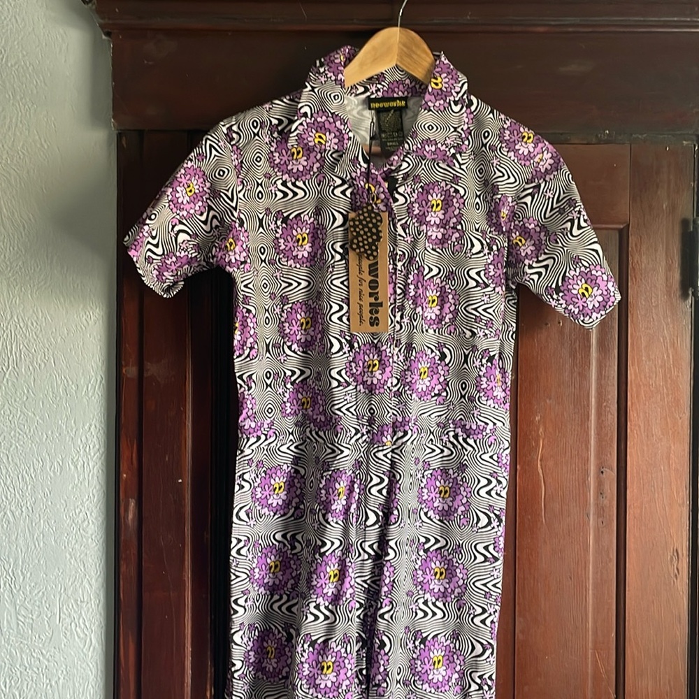 Nooworks coveralls in a retired print New With Tags
